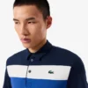 Herren-Golf-Poloshirt in Regular Fit mit Farbblock-Design
