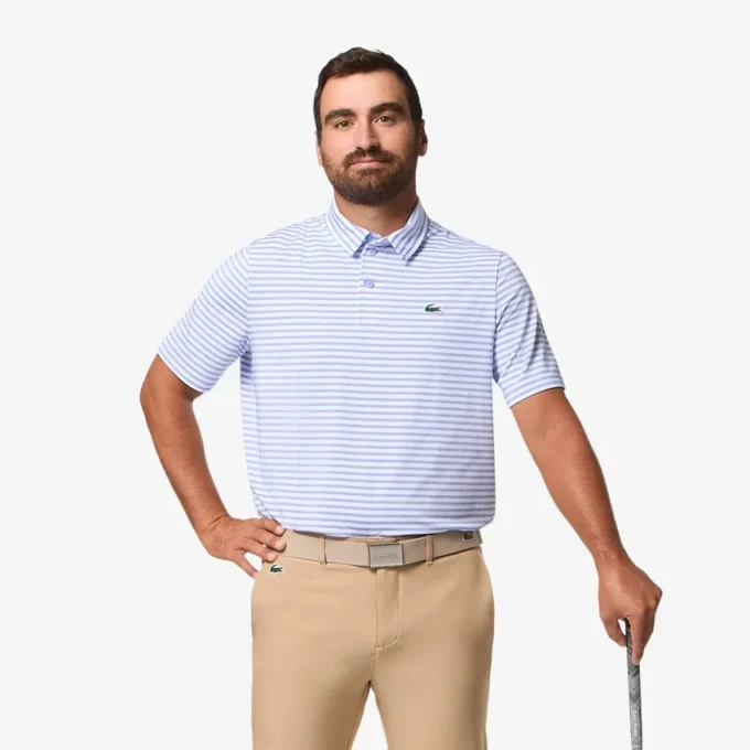 Herren-Golf-Poloshirt mit UV-Schutz in Regular Fit