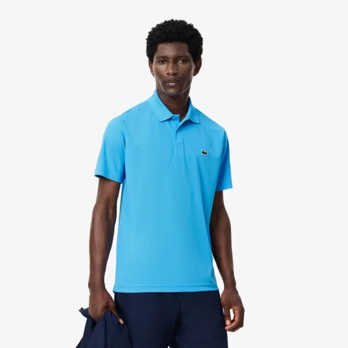 Herren-Golf-Poloshirt mit UV-Schutz in Regular Fit