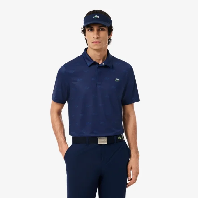 Herren-Golf-Poloshirt mit UV-Schutz in Regular Fit