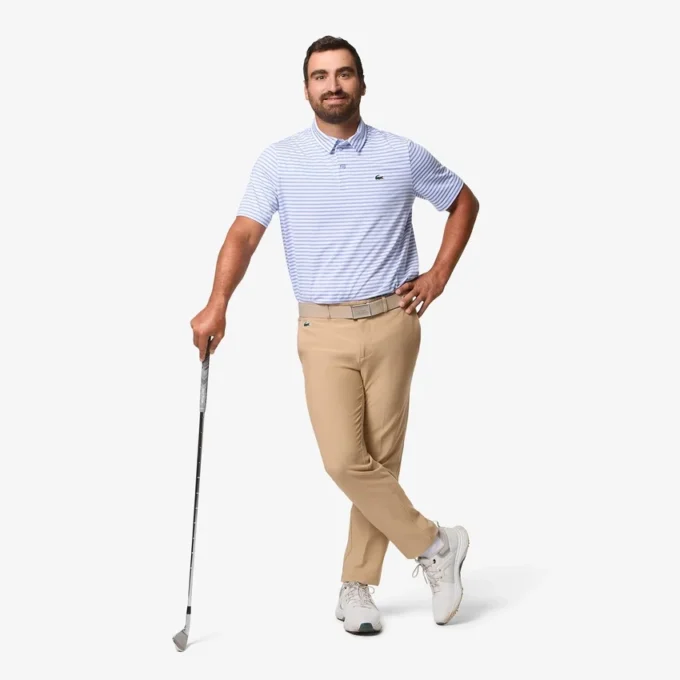 Herren-Golf-Poloshirt mit UV-Schutz in Regular Fit