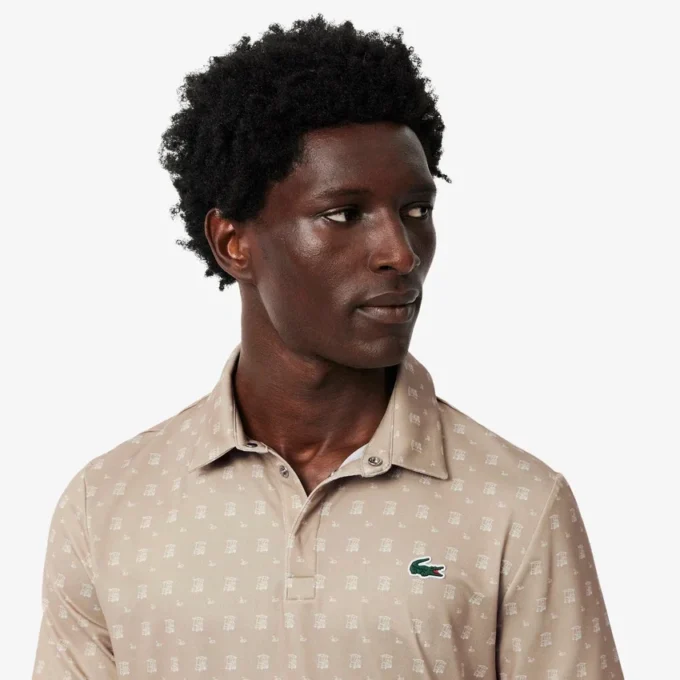 Herren-Golf-Poloshirt mit UV-Schutz in Regular Fit