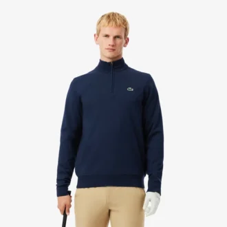 Herren-Golf-Windjacke mit Viertelreißverschluss