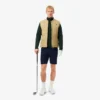 Herren-Golf-Windjacke mit Viertelreißverschluss