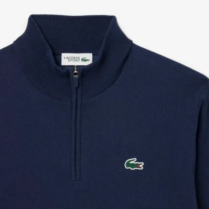 Herren-Golf-Windjacke mit Viertelreißverschluss