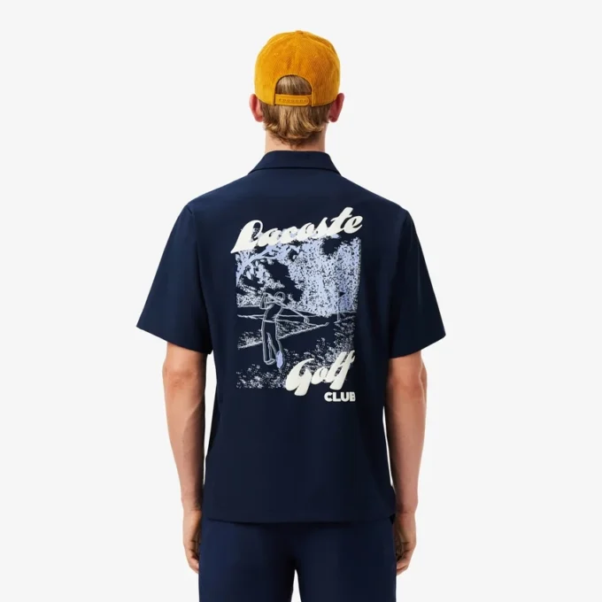 Herren-Golfhemd aus Stretch mit „Ultra Dry“-Print