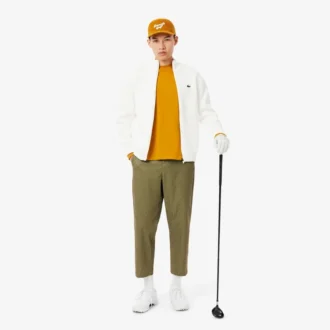 Herren-Golfkappe aus besticktem Cord