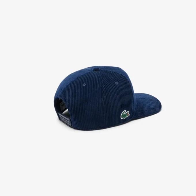 Herren-Golfkappe aus besticktem Cord