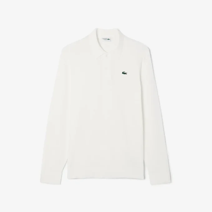 Herren-Golfpullover mit Stretch und Polokragen