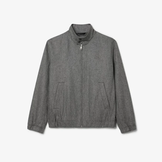 Herren-Harrington-Jacke aus Wolle