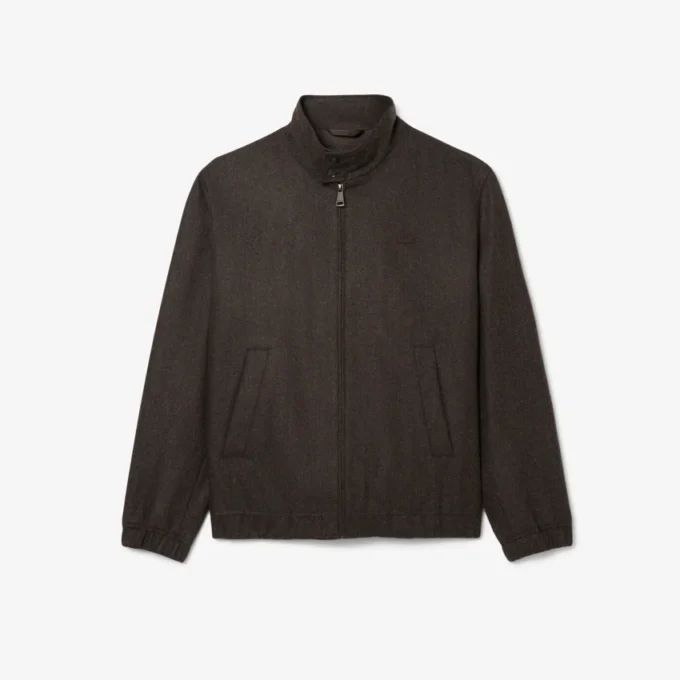 Herren-Harrington-Jacke aus Wolle