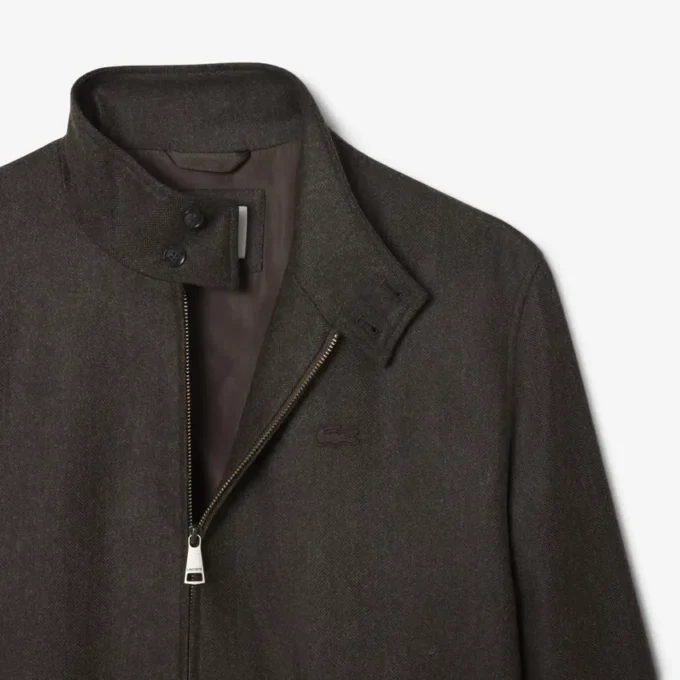 Herren-Harrington-Jacke aus Wolle