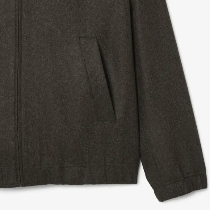 Herren-Harrington-Jacke aus Wolle