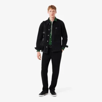 Herren-Hemd aus Baumwollpiqué in Slim Fit