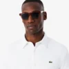 Herren-Hemd aus Baumwollpiqué in Slim Fit