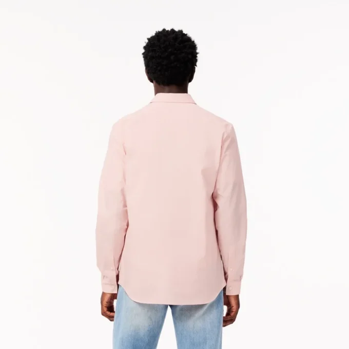 Herren-Hemd aus Stretch-Popeline in Slim Fit