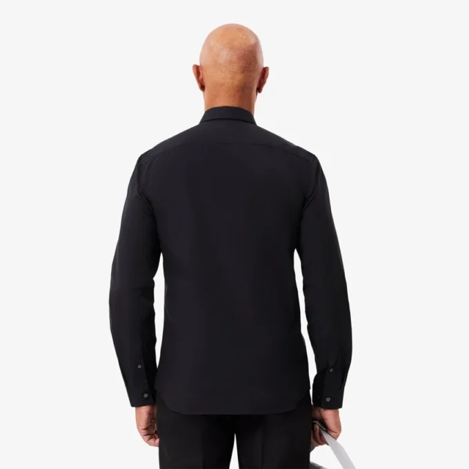 Herren-Hemd aus Stretch-Popeline in Slim Fit