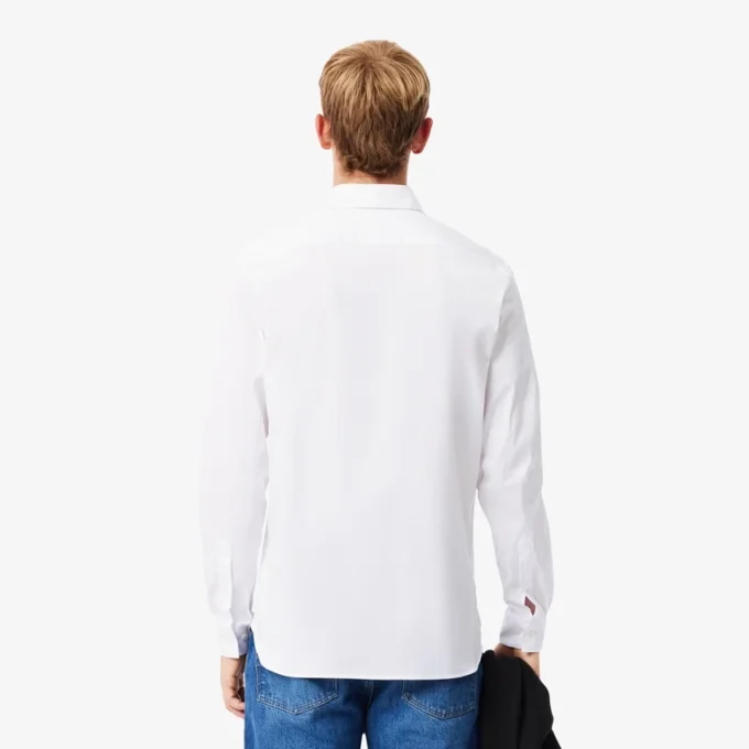 Herren-Hemd mit Knopfleiste, Slim Fit und Stretch
