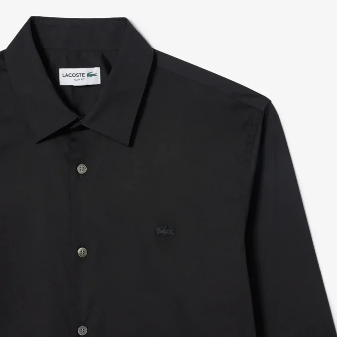 Herren-Hemd mit Knopfleiste, Slim Fit und Stretch