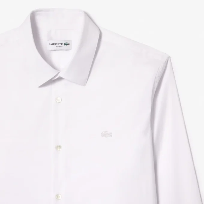 Herren-Hemd mit Knopfleiste, Slim Fit und Stretch