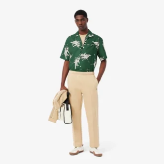 Herren-Hemd mit Rena-Lacoste-Print in Relaxed Fit