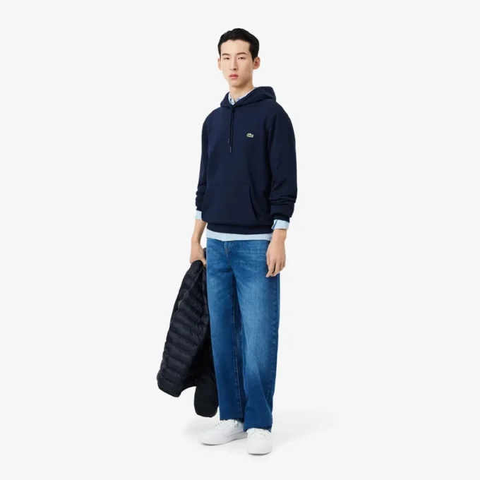 Herren-Hoodie aus Baumwollfleece