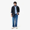 Herren-Hoodie aus Baumwollfleece