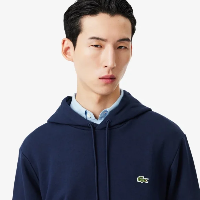 Herren-Hoodie aus Baumwollfleece
