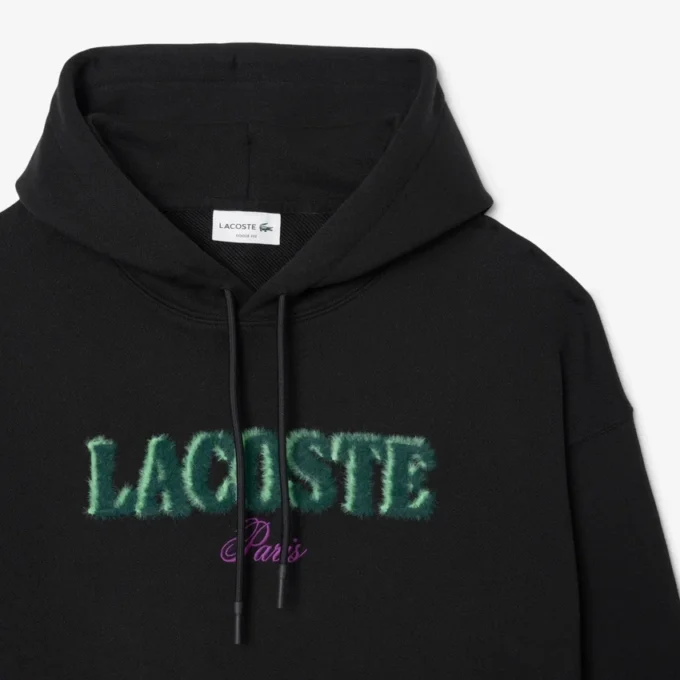 Herren-Hoodie mit lockerer Passform und Stickerei