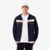 Herren-Hoodie mit Reißverschluss und Farbblock-Design
