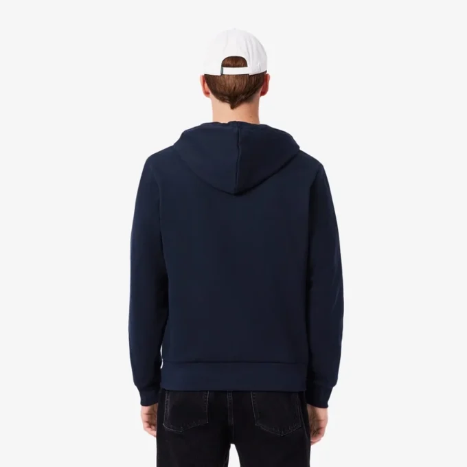 Herren-Hoodie mit Reißverschluss und Farbblock-Design