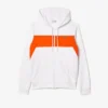 Herren-Hoodie mit Reißverschluss und Farbblock-Design