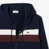 Herren-Hoodie mit Reißverschluss und Farbblock-Design