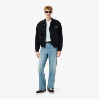 Herren-Jeans aus Denim mit 5 Taschen und lockerer Passform