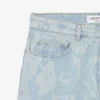 Herren-Jeans aus Denim mit geradem Schnitt und Print-Motiv