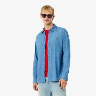 Herren-Jeanshemd in Regular Fit