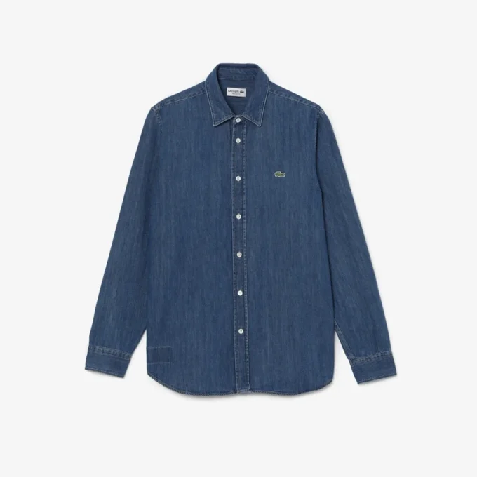 Herren-Jeanshemd in Regular Fit