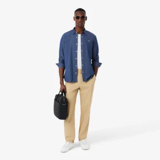 Herren-Jeanshemd in Regular Fit