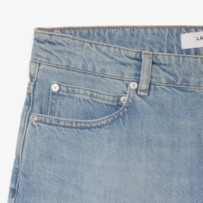 Herren-Jeansshorts mit geradem Schnitt