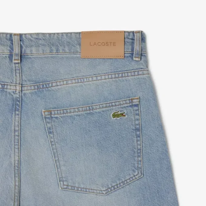 Herren-Jeansshorts mit geradem Schnitt