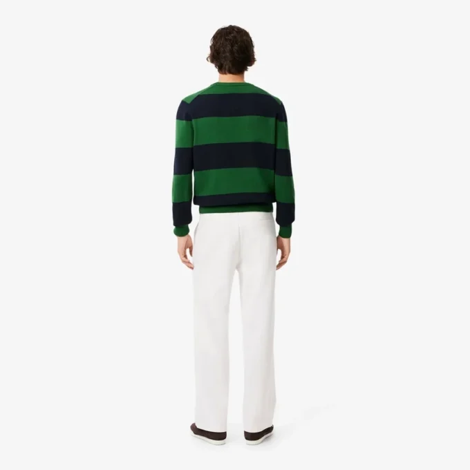 Herren-Jogginghose aus plissiertem Twill