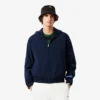 Herren-Kapuzenjacke aus Woll-Blend-Flanell