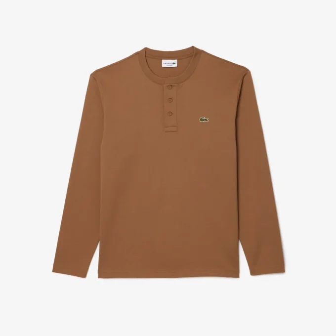 Herren-Langarm-Henley