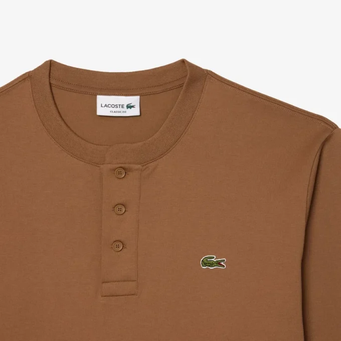 Herren-Langarm-Henley
