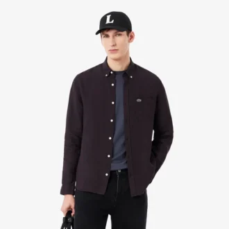 Herren-Leinenhemd in Regular Fit
