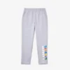 Herren-Lounge-Hose aus Baumwollfleece mit Markenlogo