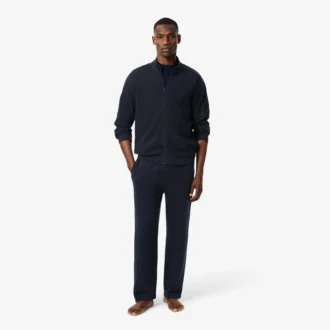 Herren-Lounge-Hose aus gewaffelter Baumwolle