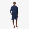 Herren-Loungewear-Shorts aus Fleece mit geradem Schnitt