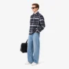 Herren-Overshirt aus Baumwolle mit Karomuster