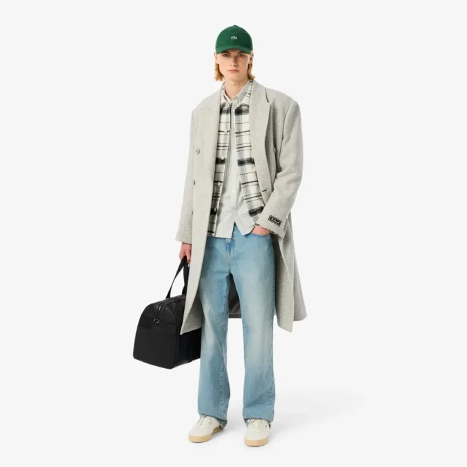 Herren-Overshirt aus Baumwolle mit Karomuster
